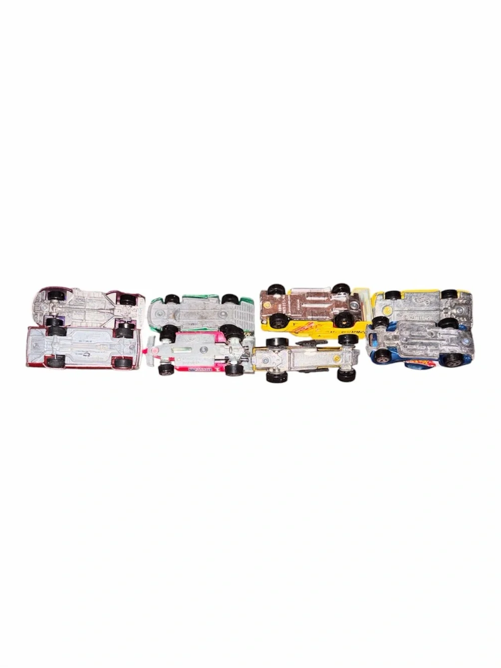 Lot of 8 vintage Hot Wheels diecast cars from 1970s and 1980s